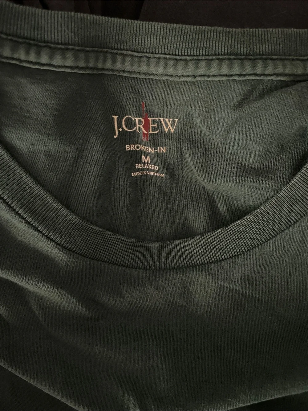 J. Crew men’s “broken-in” t shirt